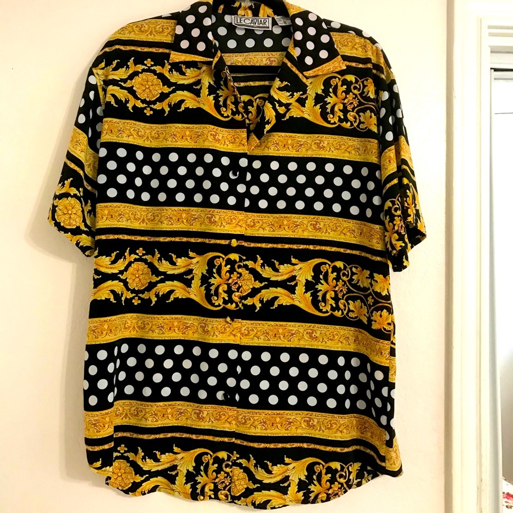 Size S,  100% Polyester blouse